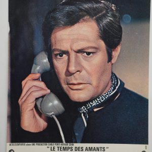 PHOTO Cinéma LOBBY CARDS Le temps des amants	23X28cm	1960 Marcello Mastroianni