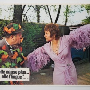 PHOTO Cinéma LOBBY CARDS ELLE CAUSE PLUS... ELLE FLINGUE	22X28cm	1970 GIRARDOT