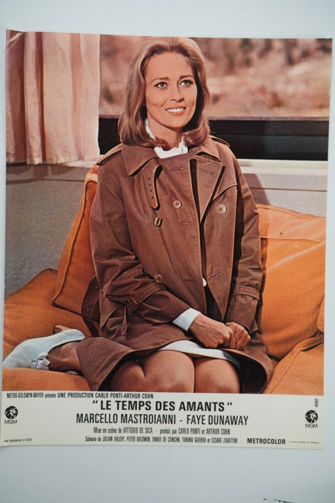 PHOTO Cinéma LOBBY CARDS Le temps des amants	23X28cm	1960 Faye Dunaway