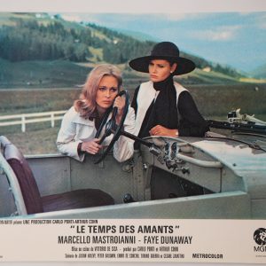 PHOTO Cinéma LOBBY CARDS Le temps des amants	23X28cm	1960 Faye Dunaway