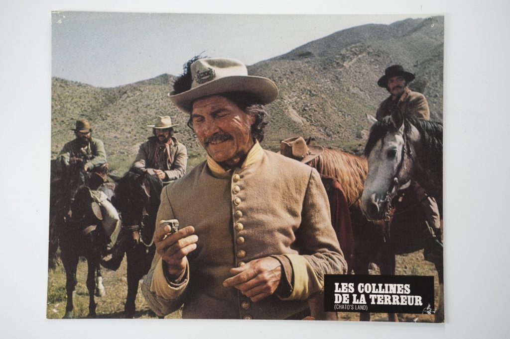 PHOTO Cinéma LOBBY CARDS Les Collines de la terreur (Chato's Land) 22X28cm 1970