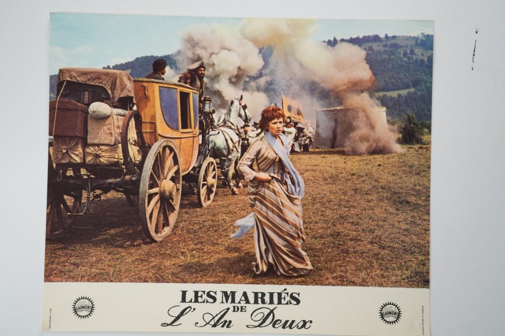 PHOTO Cinéma LOBBY CARDS Les mariés de l'an deux 22X28cm 1970 Marlène Jobert