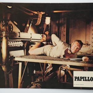 PHOTO Cinéma LOBBY CARDS PAPILLON	 22X28cm	1970 Steve McQueen