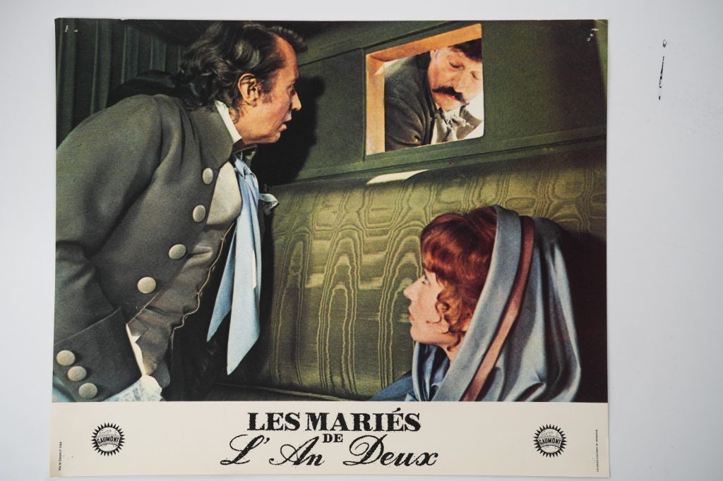 PHOTO Cinéma LOBBY CARDS Les mariés de l'an deux 22X28cm 1970 Marlène Jobert
