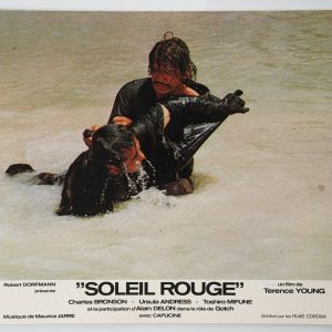 PHOTO Cinéma LOBBY CARDS Soleil Rouge	23X30cm	1970 Charles Branson