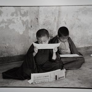 PHOTO ARGENTIQUE 1990' Olivier Culmann reportage en Chine 18X24cm NOIR ET BLANC