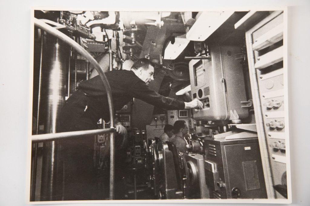 PHOTO ARGENTIQUE USIS 1960 SOUS MARIN MILITAIRE AMERICAIN 18X24cm