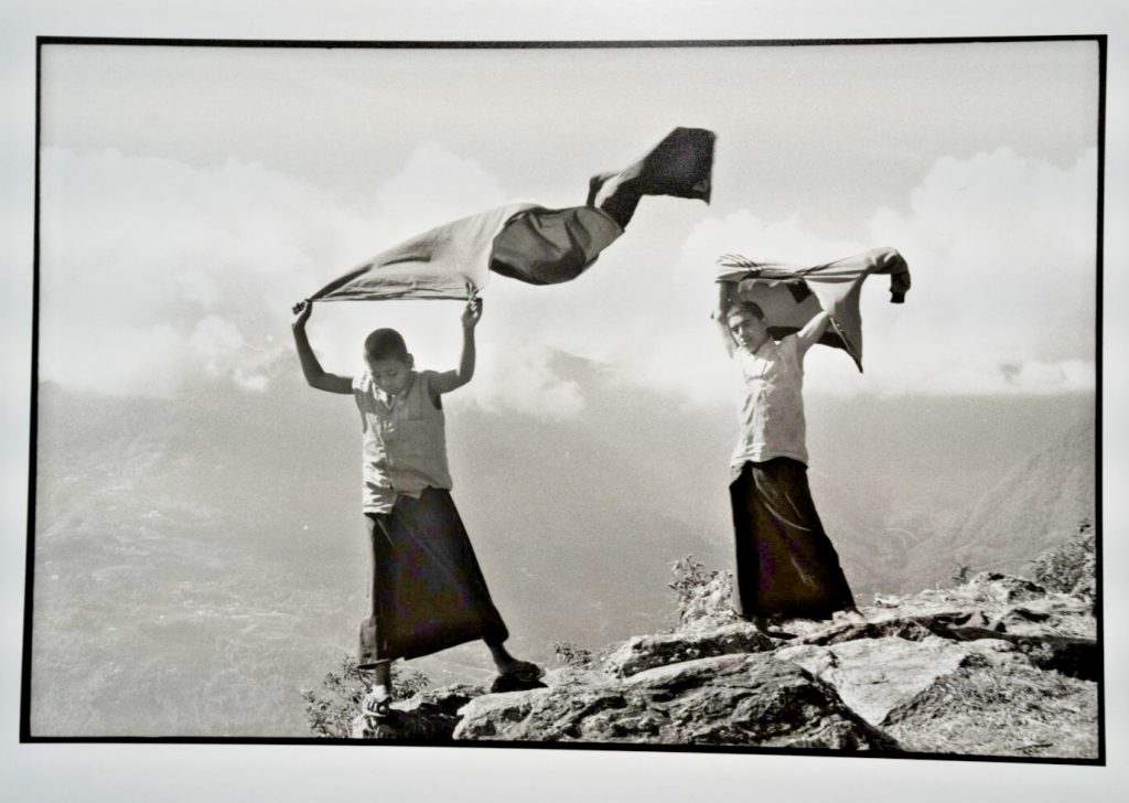 PHOTO ARGENTIQUE 1990' Olivier Culmann reportage en Chine 18X24cm NOIR ET BLANC