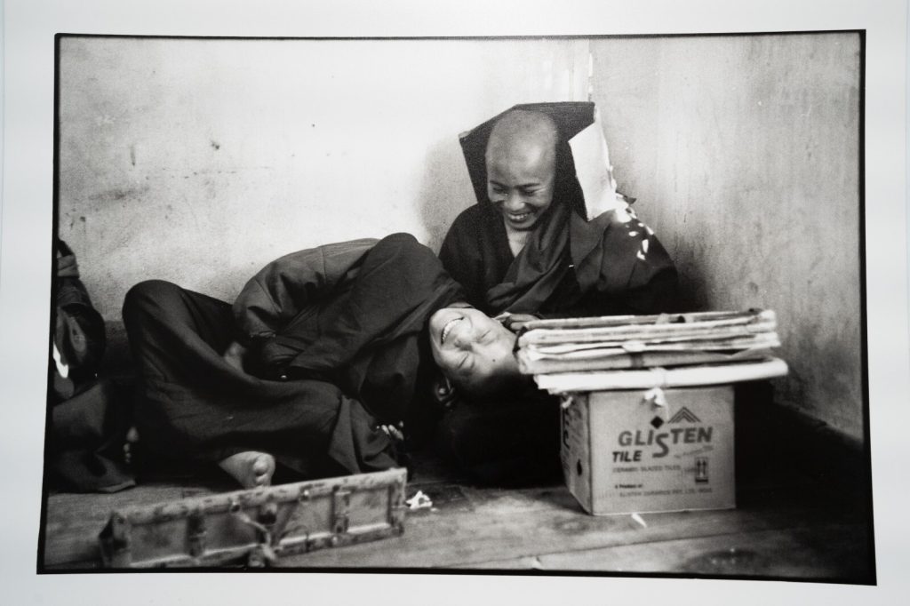 PHOTO ARGENTIQUE 1990' Olivier Culmann reportage en Chine 18X24cm NOIR ET BLANC