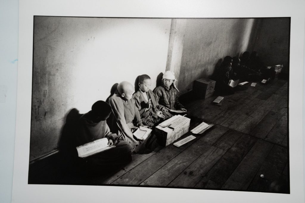PHOTO ARGENTIQUE 1990' Olivier Culmann reportage en Chine 18X24cm NOIR ET BLANC