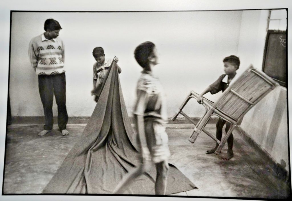 PHOTO ARGENTIQUE 1990' Olivier Culmann reportage en Chine 18X24cm NOIR ET BLANC