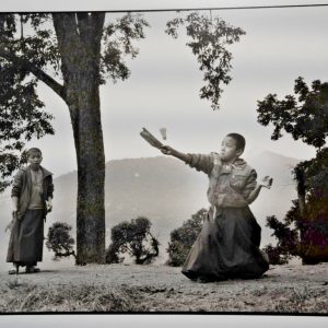 PHOTO ARGENTIQUE 1990' Olivier Culmann reportage en Chine 18X24cm NOIR ET BLANC