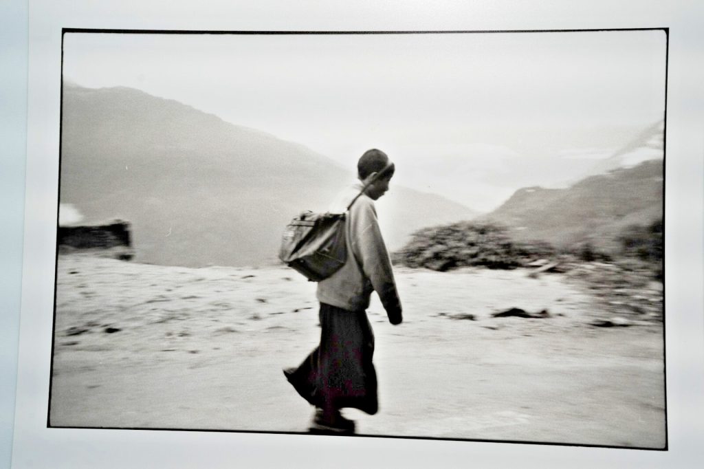 PHOTO ARGENTIQUE 1990' Olivier Culmann reportage en Chine 18X24cm NOIR ET BLANC