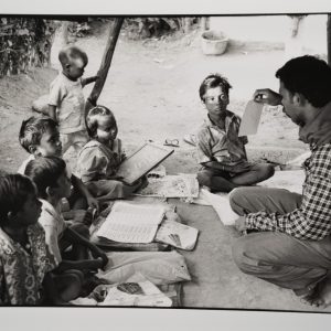 PHOTO ARGENTIQUE 1990' Olivier Culmann reportage en Inde 18X24cm NOIR ET BLANC