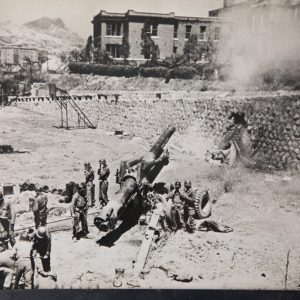 TIRAGE PHOTO	argentique 1950 PHOTO DE PRESSE MILITAIRE GUERRE DE COREE 21X25cm