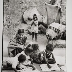 PHOTO ARGENTIQUE 1990' Olivier Culmann reportage en Inde 18X24cm NOIR ET BLANC