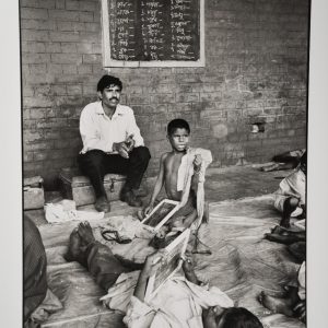 PHOTO ARGENTIQUE 1990' Olivier Culmann reportage en Inde 18X24cm NOIR ET BLANC