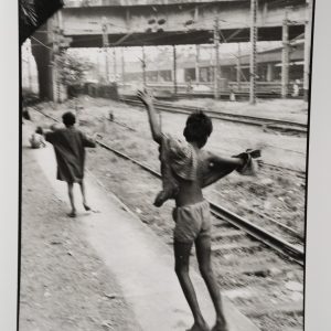 PHOTO ARGENTIQUE 1990' Olivier Culmann reportage en Inde 18X24cm NOIR ET BLANC