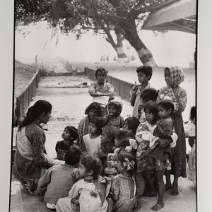 PHOTO ARGENTIQUE 1990' Olivier Culmann reportage en Inde 18X24cm NOIR ET BLANC