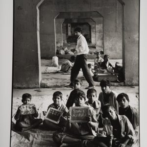 PHOTO ARGENTIQUE 1990' Olivier Culmann reportage en Inde 18X24cm NOIR ET BLANC
