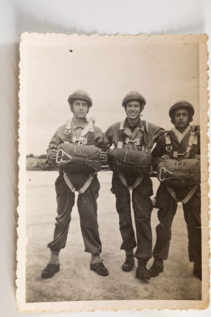 PHOTO SNAP SHOT France 1er régiment de chasseurs parachutistes 1er RCP 1948