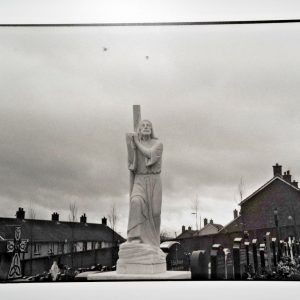 PHOTO ARGENTIQUE 90' Olivier Culmann reportage en IRLANDE 18X24cm NOIR ET BLANC