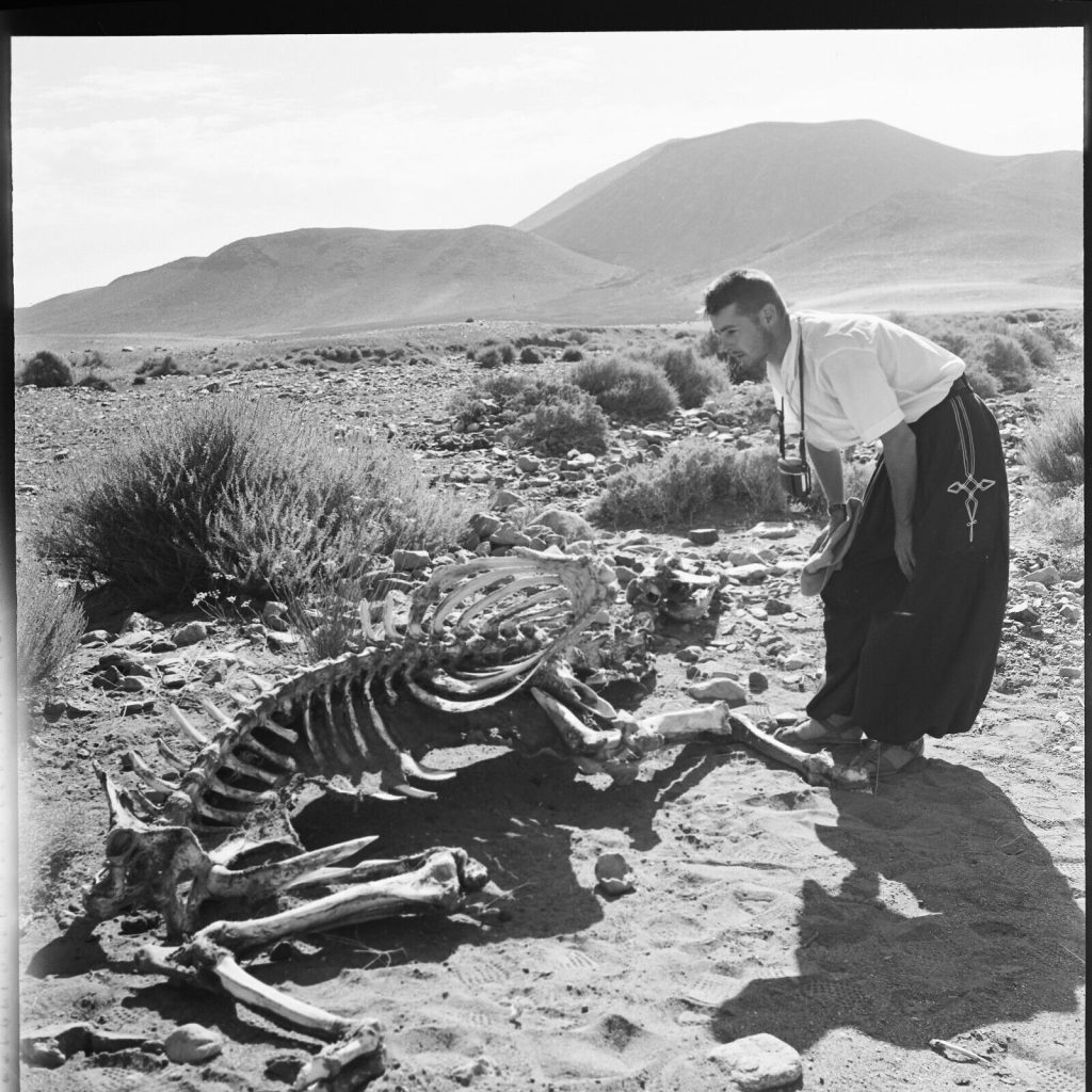 Tirage photo sur papier argentique militaire camion Algerie 1950 20x20cm