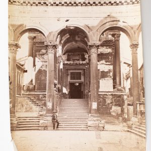 TIRAGE PHOTO ALBUMINE 1880 Italie 20X25cm Spalato Croatie
