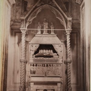 Albumine Italie Naples Duomo Tomba di Carboni 20X25cm 1880 Sommer