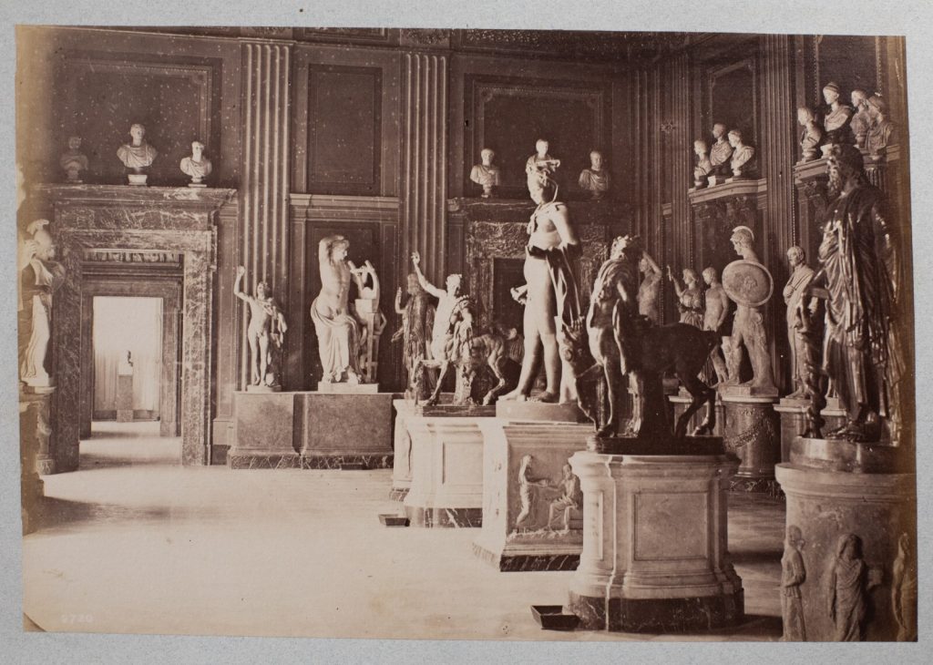 Palais Neuf Rome TIRAGE PHOTO	ALBUMINE, 1880, SUR CARTON	ITALIE 20X25cm