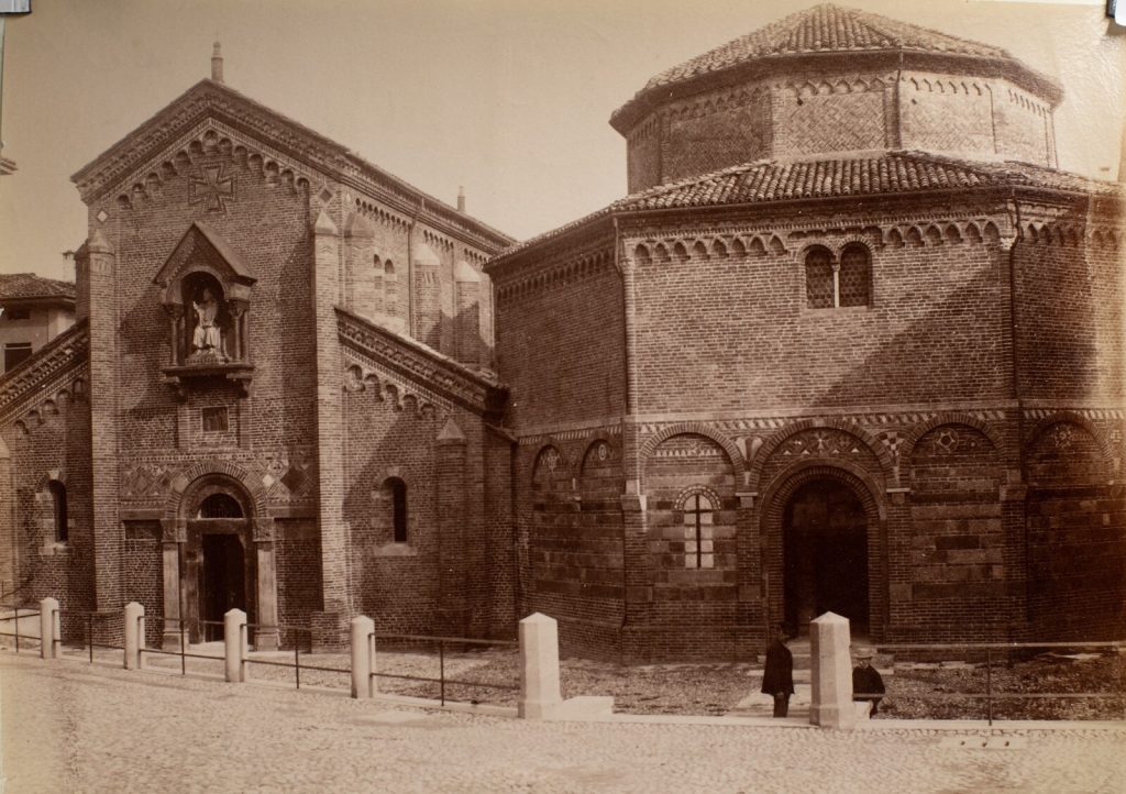 TIRAGE PHOTO ALBUMINE 1880 ITALIE 19X24cm BOLOGNE