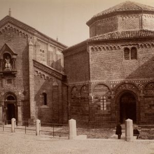 TIRAGE PHOTO ALBUMINE 1880 ITALIE 19X24cm BOLOGNE