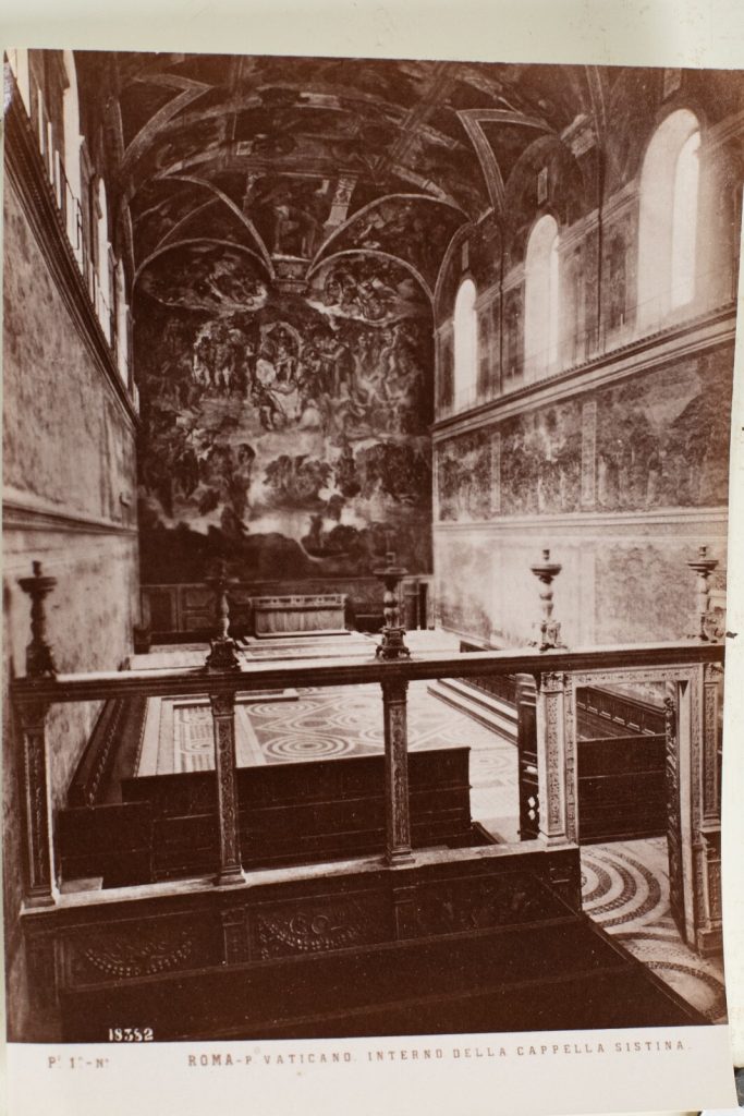 TIRAGE PHOTO	ALBUMINE 1880	ITALIE ROME 9X14cm