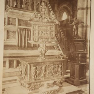 Albumine Italie Cathedrale de Sienne 21X27cm 1880