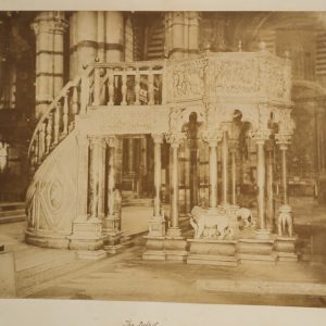 Albumine Italie Cathedrale de Sienne 21X27cm 1880