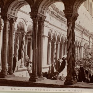 TIRAGE PHOTO	ALBUMINE 1880	ITALIE ROME 9X14cm