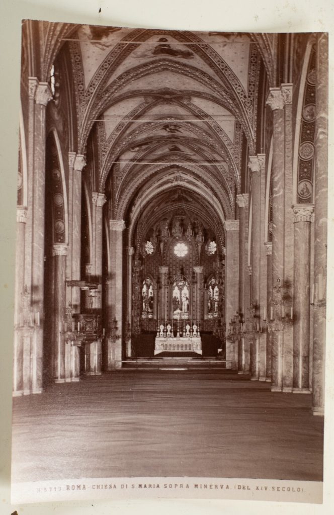 TIRAGE PHOTO	ALBUMINE 1880	ITALIE ROME 9X14cm