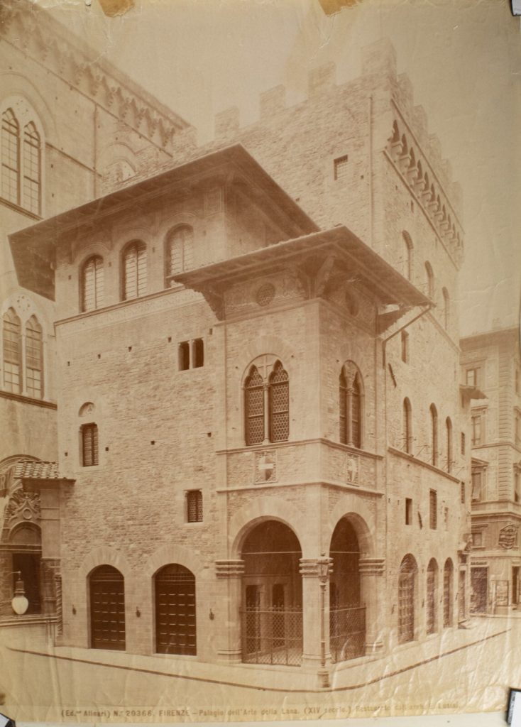 TIRAGE PHOTO ALBUMINE 1880 ITALIE 19X24cm FLORENCE