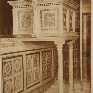 PHOTO Albumine	Italie	FLORENCE La basilique San Miniato al Monte 	19X24cm	1870