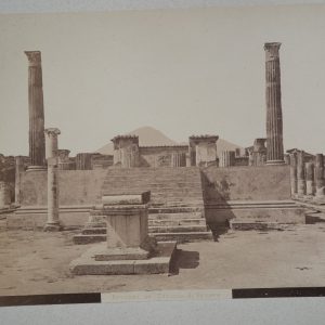PHOTO Albumine	Italie	POMPEI Vésuve casa del Torello	21X25cm	1880