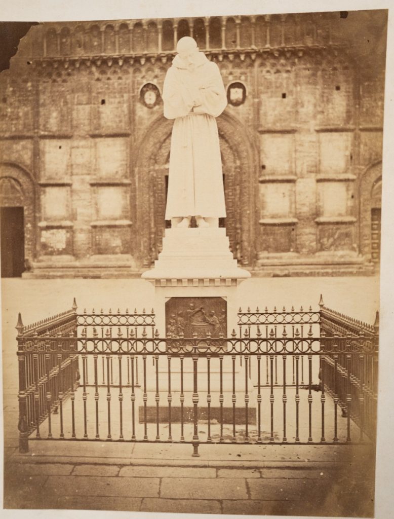 PHOTO Albumine Italie Saint François D'assise cathedrale St Rufino 21X27cm 1880