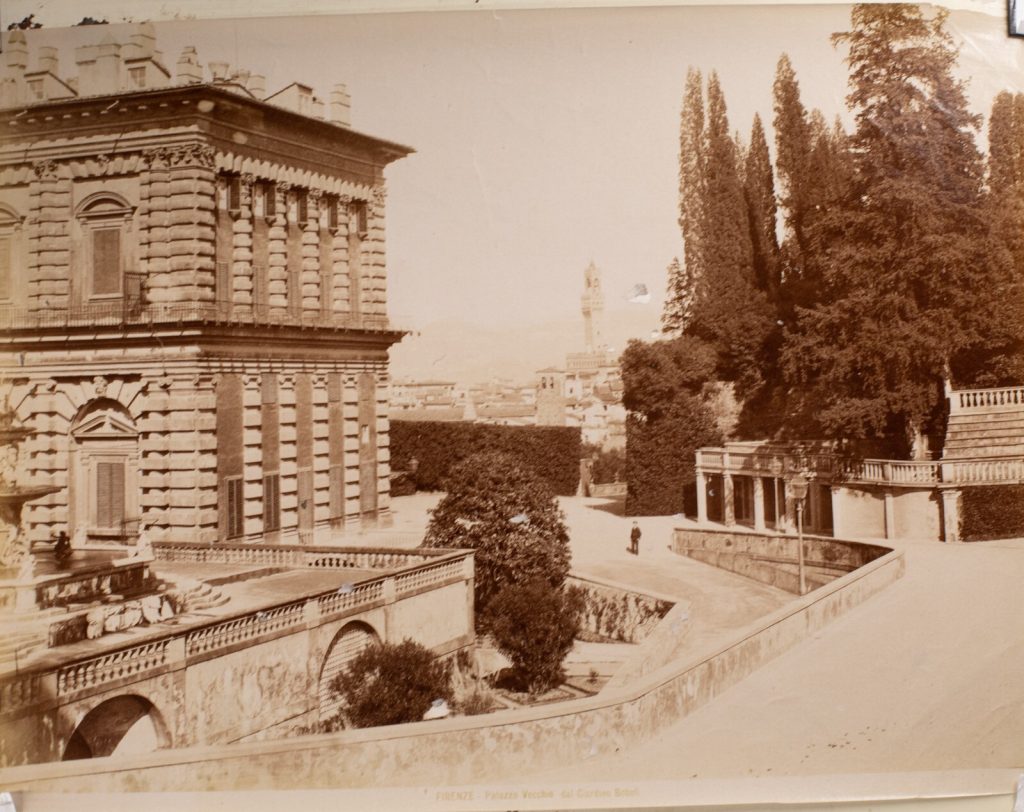TIRAGE PHOTO ALBUMINE 1880 ITALIE 19X24cm FLORENCE