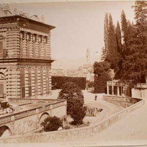 TIRAGE PHOTO ALBUMINE 1880 ITALIE 19X24cm FLORENCE