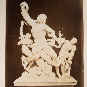 PHOTO Albumine	Italie	STATUE 	19,5X25cm	1880