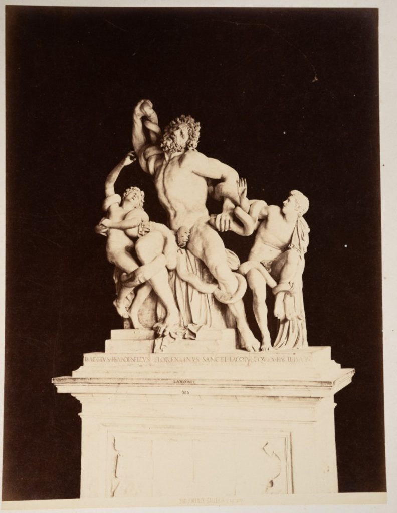TIRAGE PHOTO Albumine	Italie	FLORENCE STATUE	19X25cm	1880