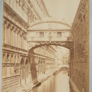 PHOTO Albumine	Italie	Venise	27X35cm	1880 pont des soupirs