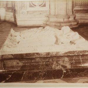 PHOTO Albumine	Italie	Monument funéraire - Cénotaphe de Lodovico il Moro et Beat