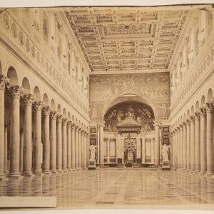 TIRAGE Albumine	Italie	Basilique St Paul Rome vatican	22X27cm	1880