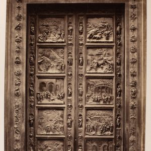 TIRAGE PHOTO	ALBUMINE, 1880	ITALIE FLORENCE 16X22cm