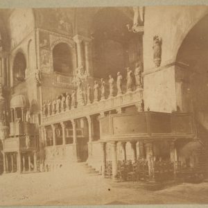 PHOTO Albumine	Italie	Jubé de Saint Marc	18X23cm	1880